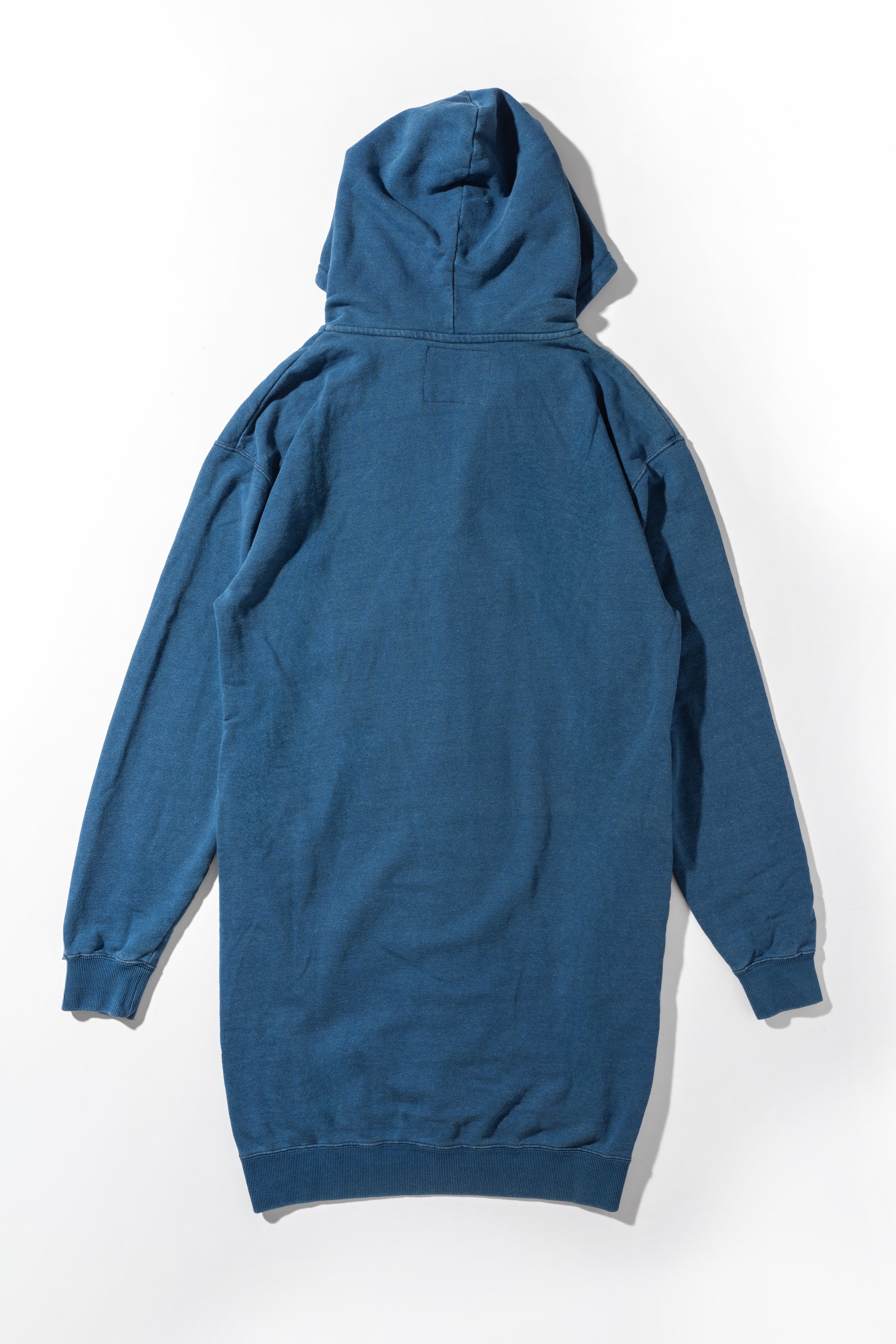 KNIT DENIM LONG HOODIE w/Dino Small Patch - LITE