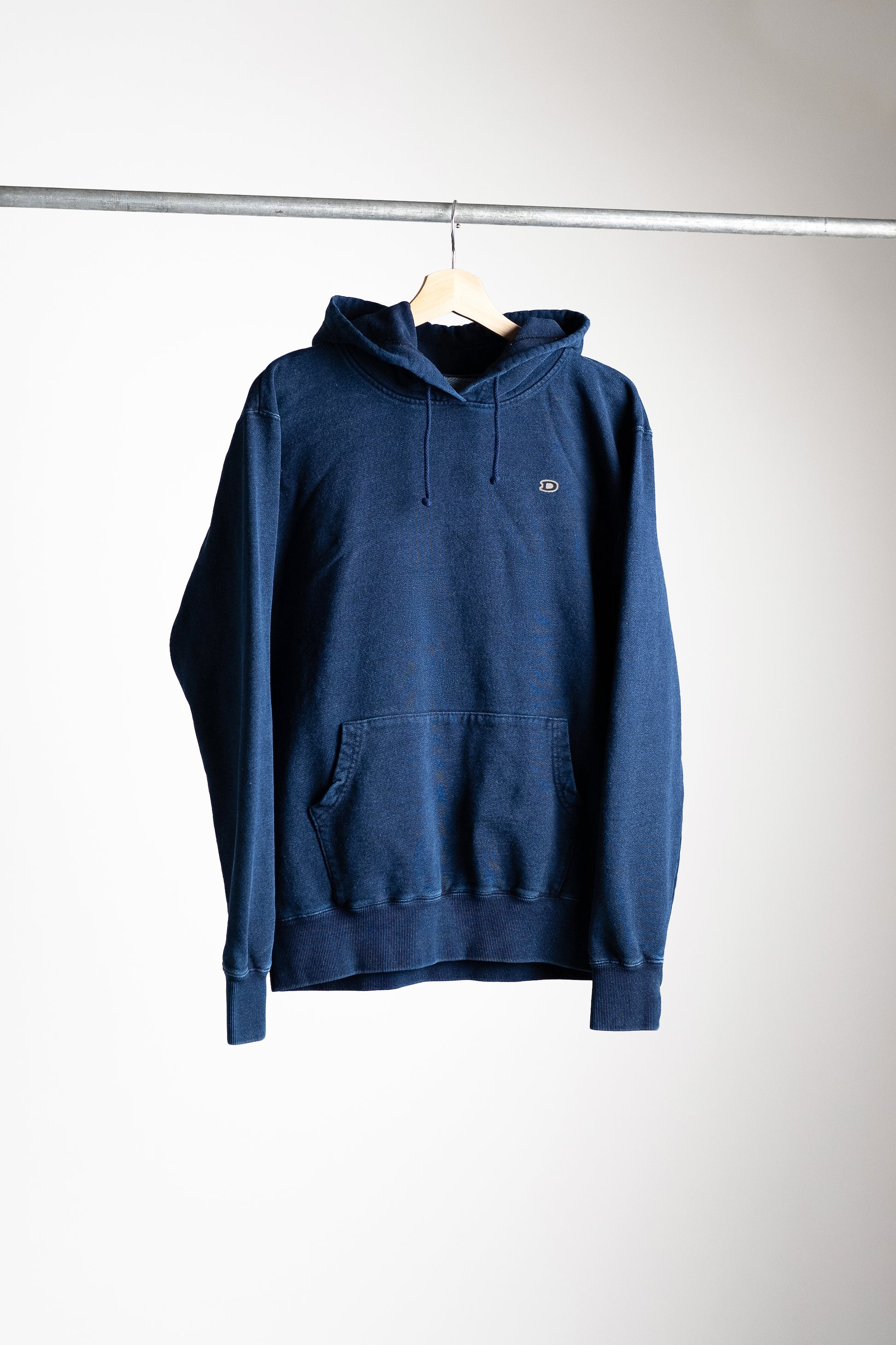 DENIM POP HOODIE w/Dino Small Patch
