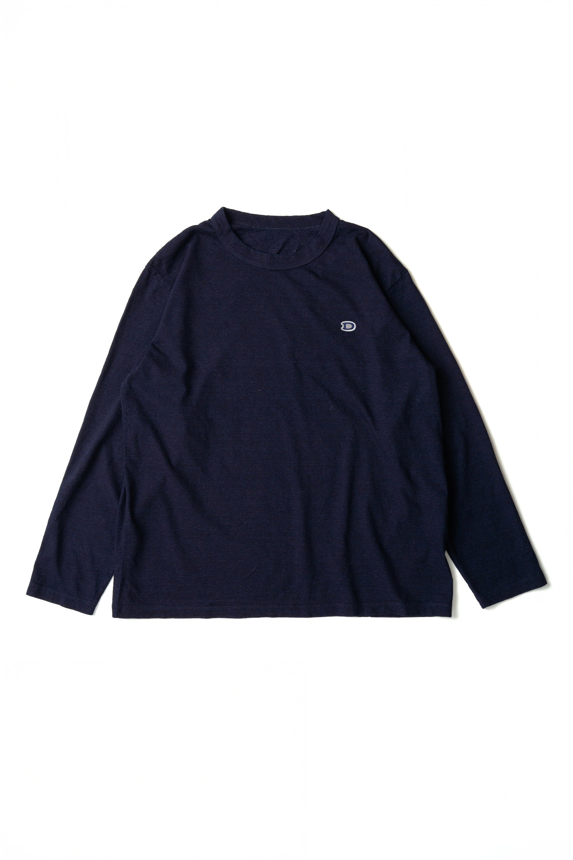L/S Indigo Slub Jersey w/Dino Small Patch