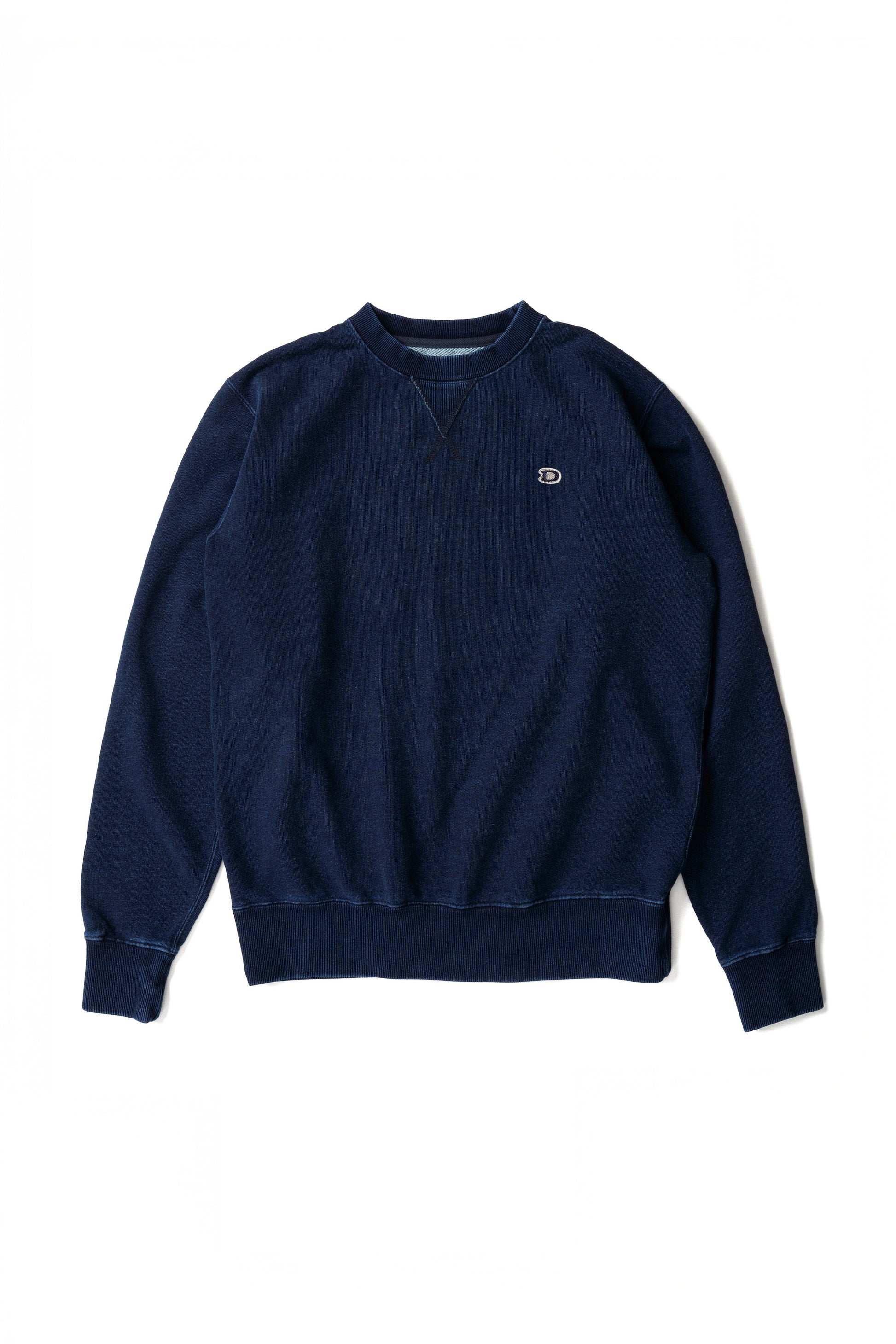 DENIM CREW NECK w/Dino Small Patch