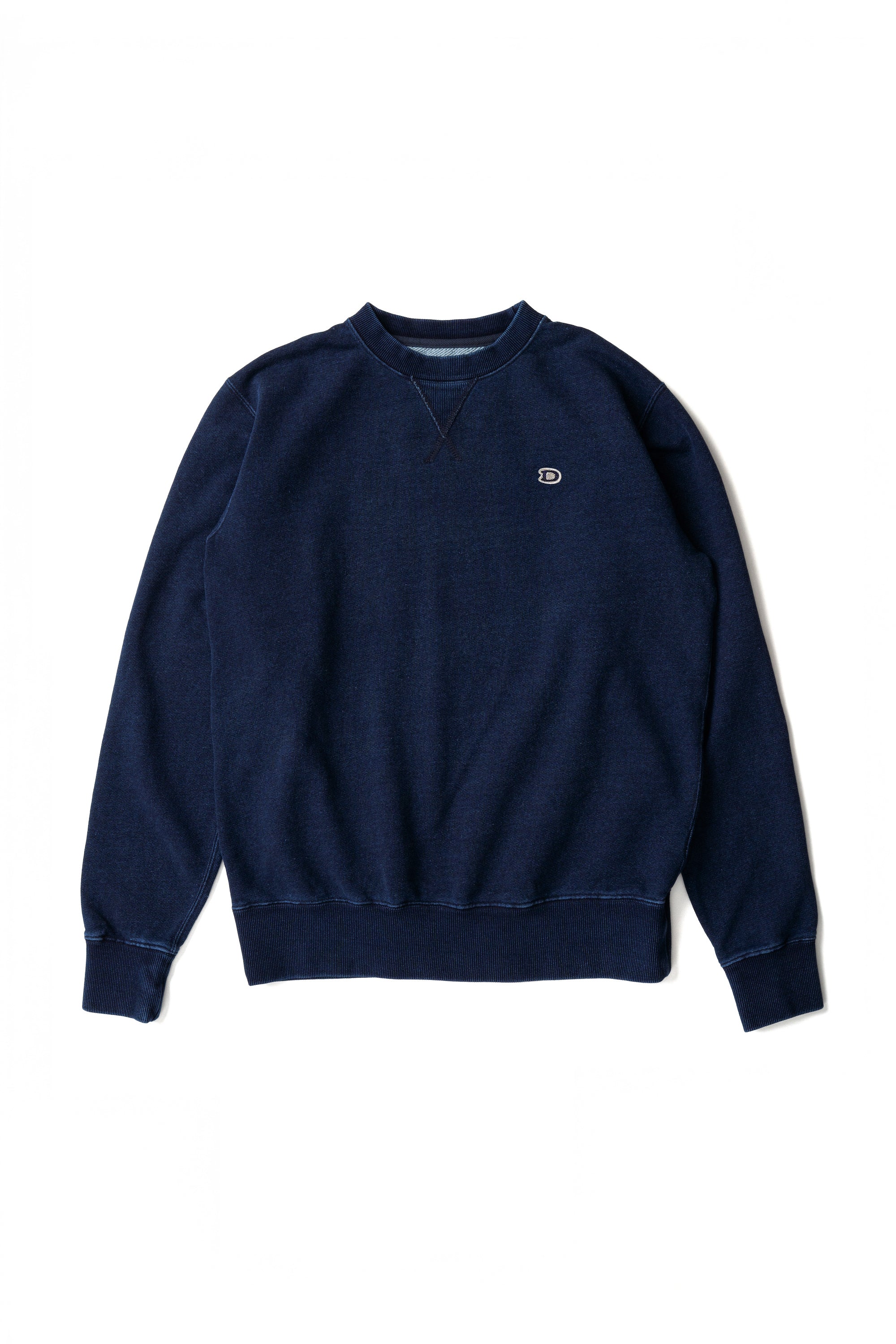DENIM CREW NECK w/Dino Small Patch