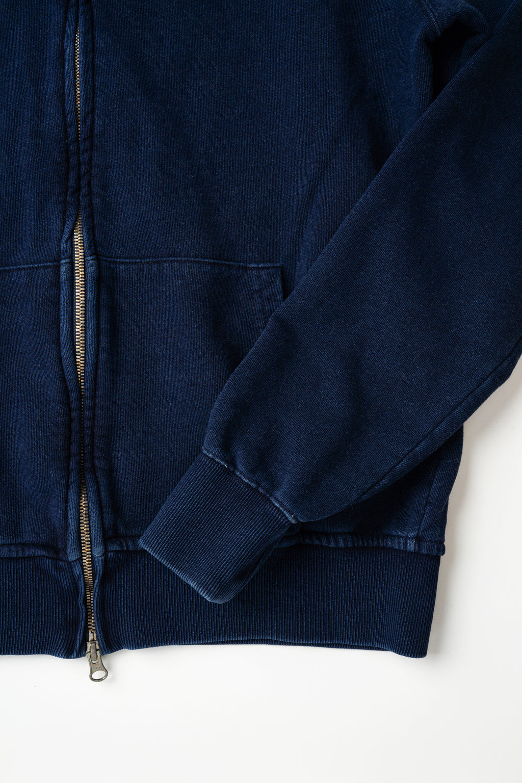 DENIM ZIP HOODIE w/Dino Small Patch