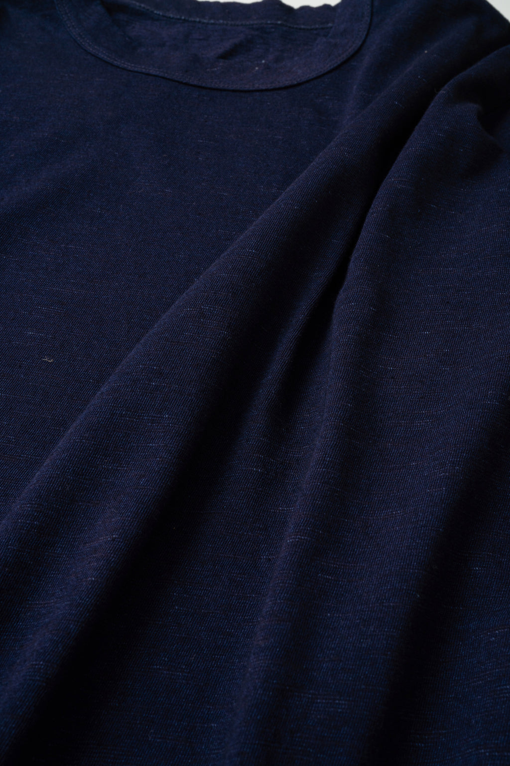 L/S Indigo Slub Jersey w/Dino Small Patch