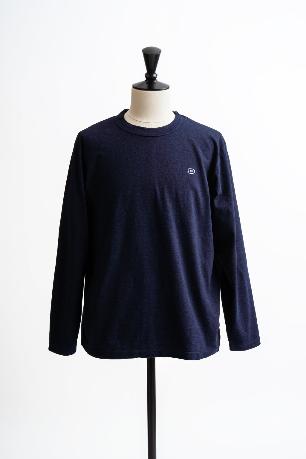 L/S Indigo Slub Jersey w/Dino Small Patch