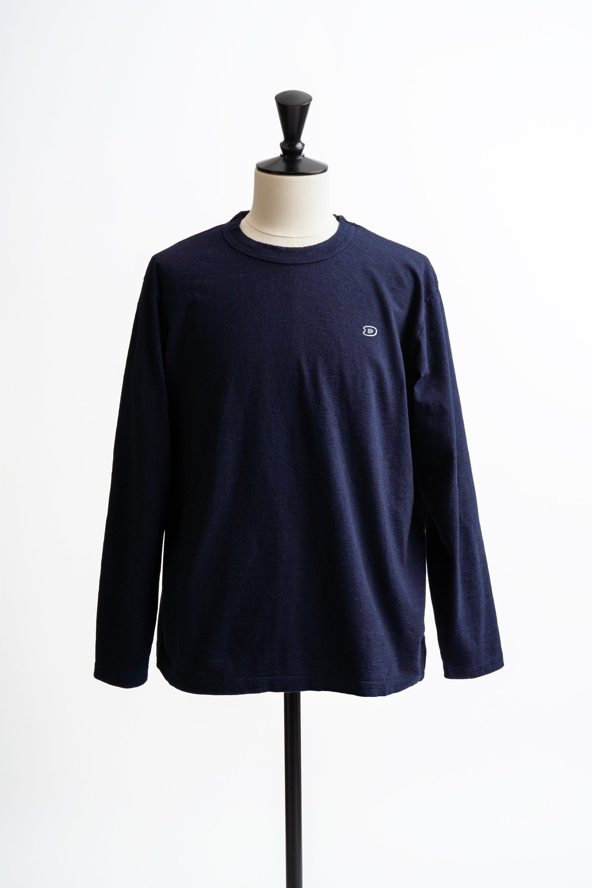 L/S Indigo Slub Jersey w/Dino Small Patch