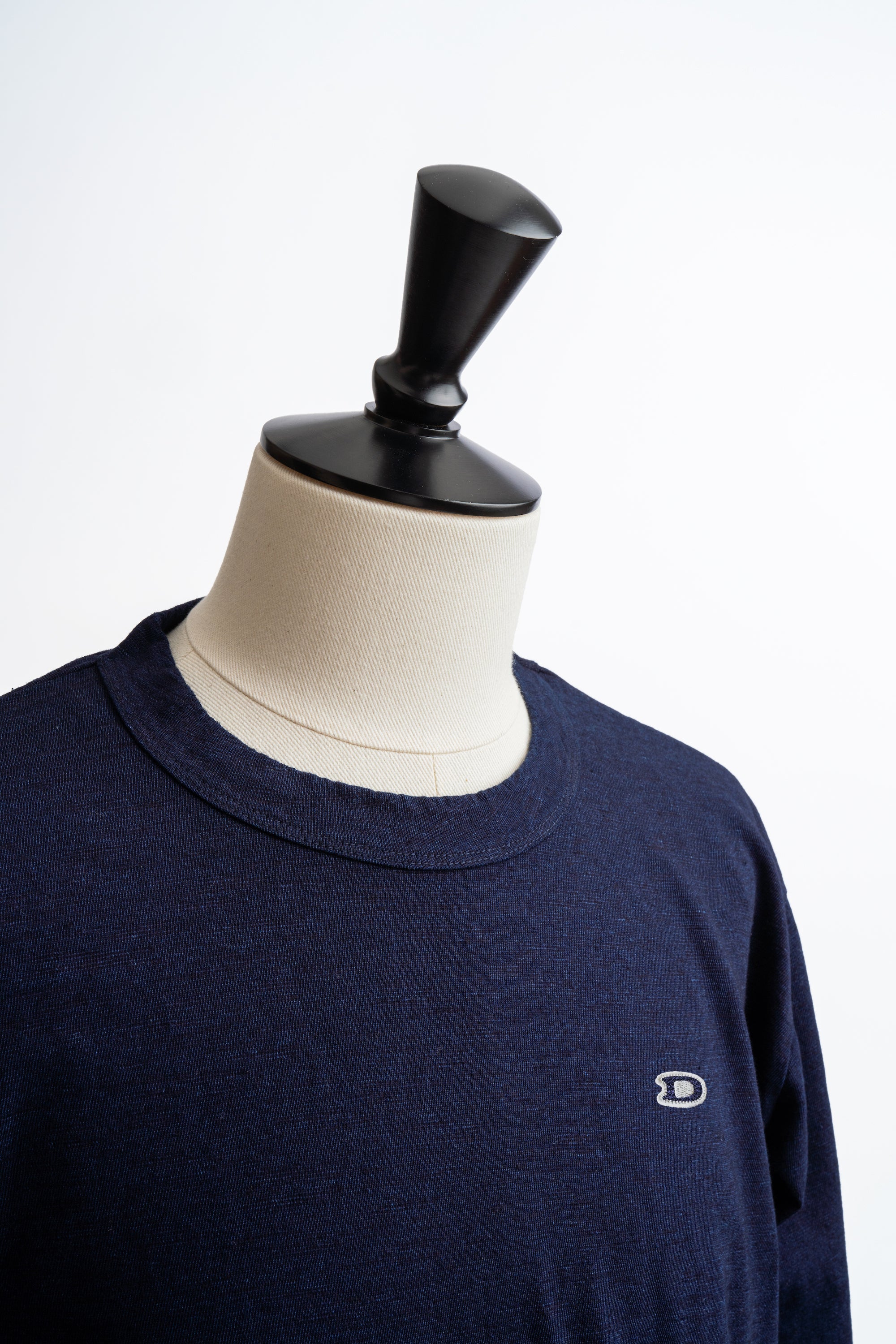L/S Indigo Slub Jersey w/Dino Small Patch