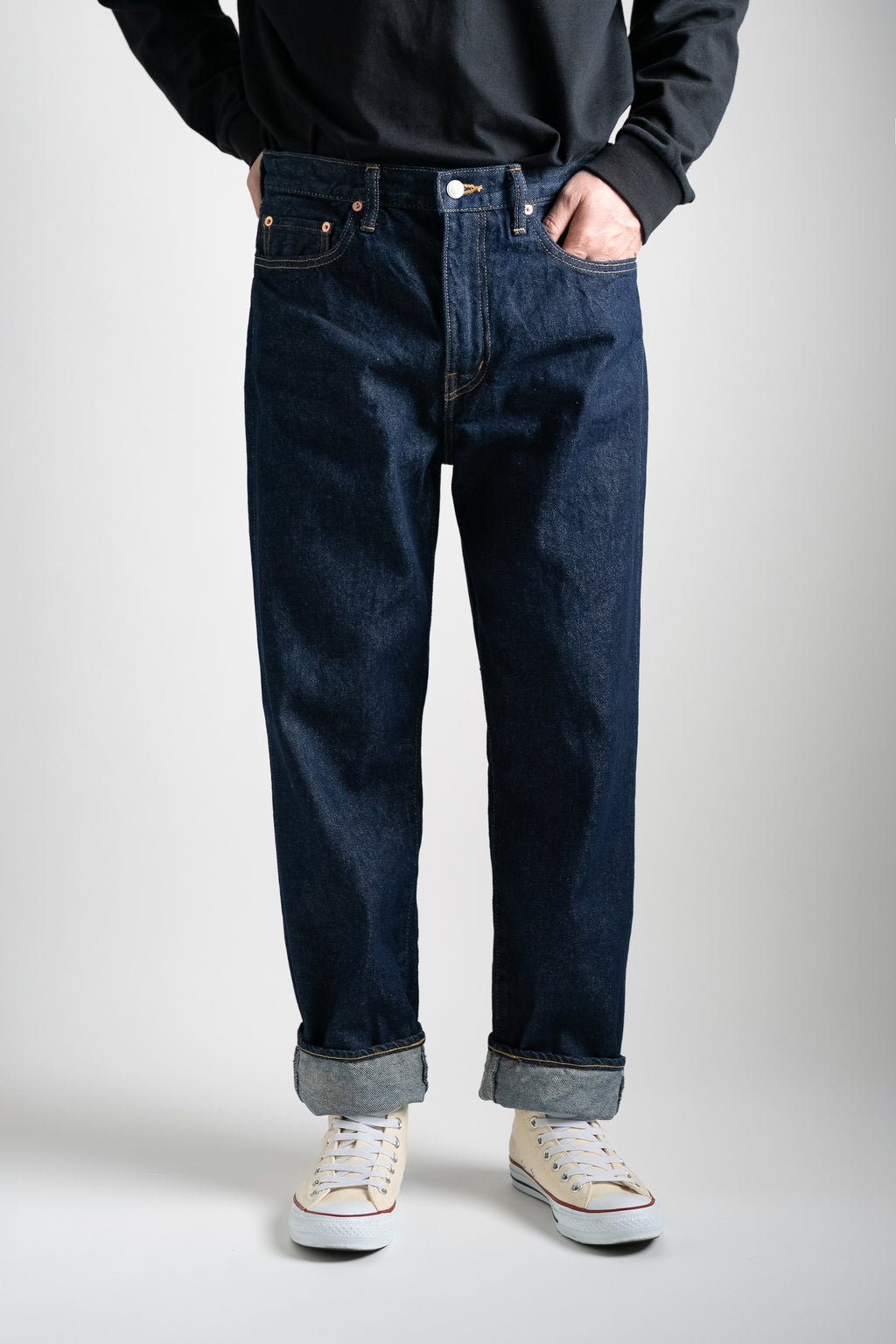 Tapered 5 Pocket Jeans