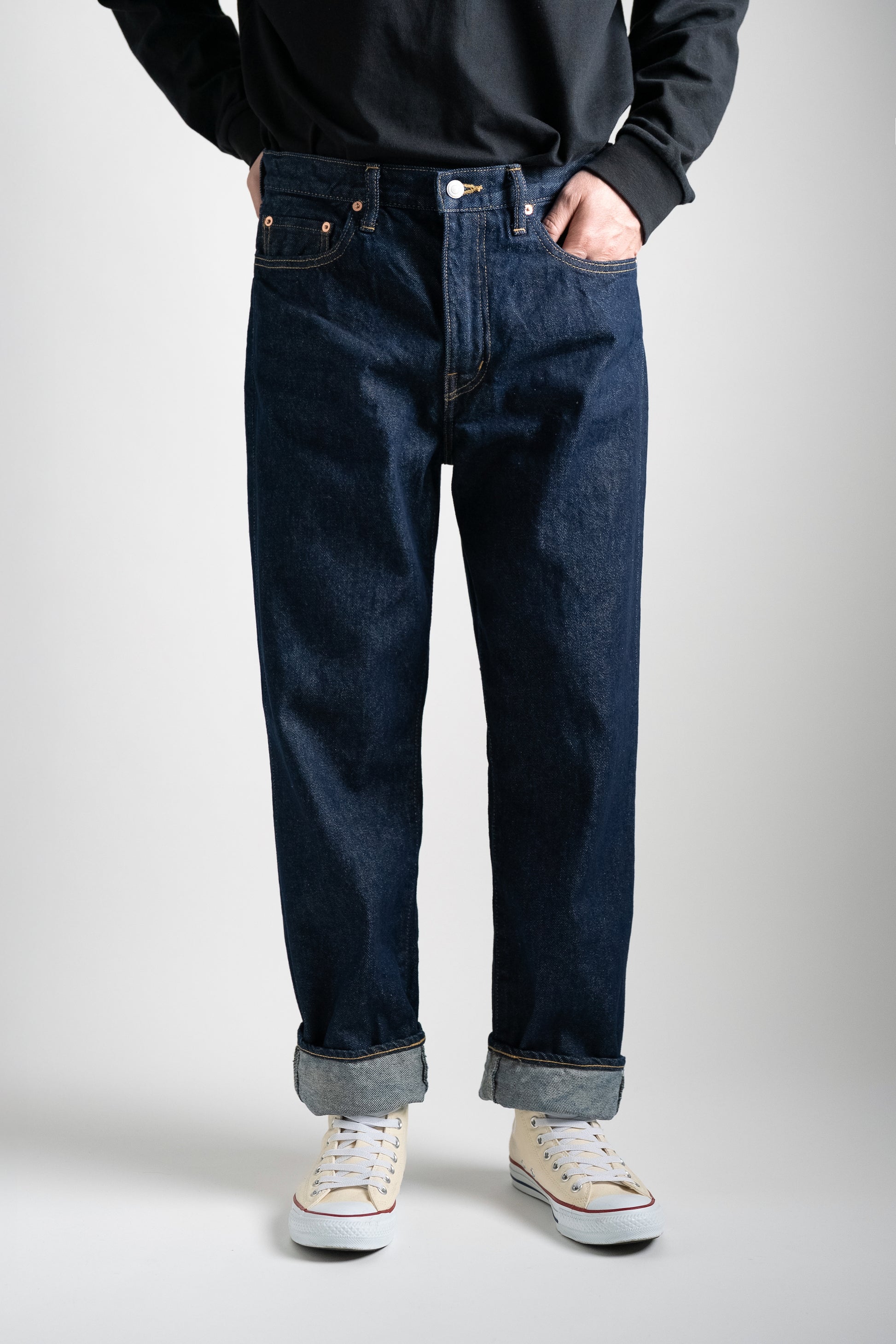 Tapered 5 Pocket Jeans