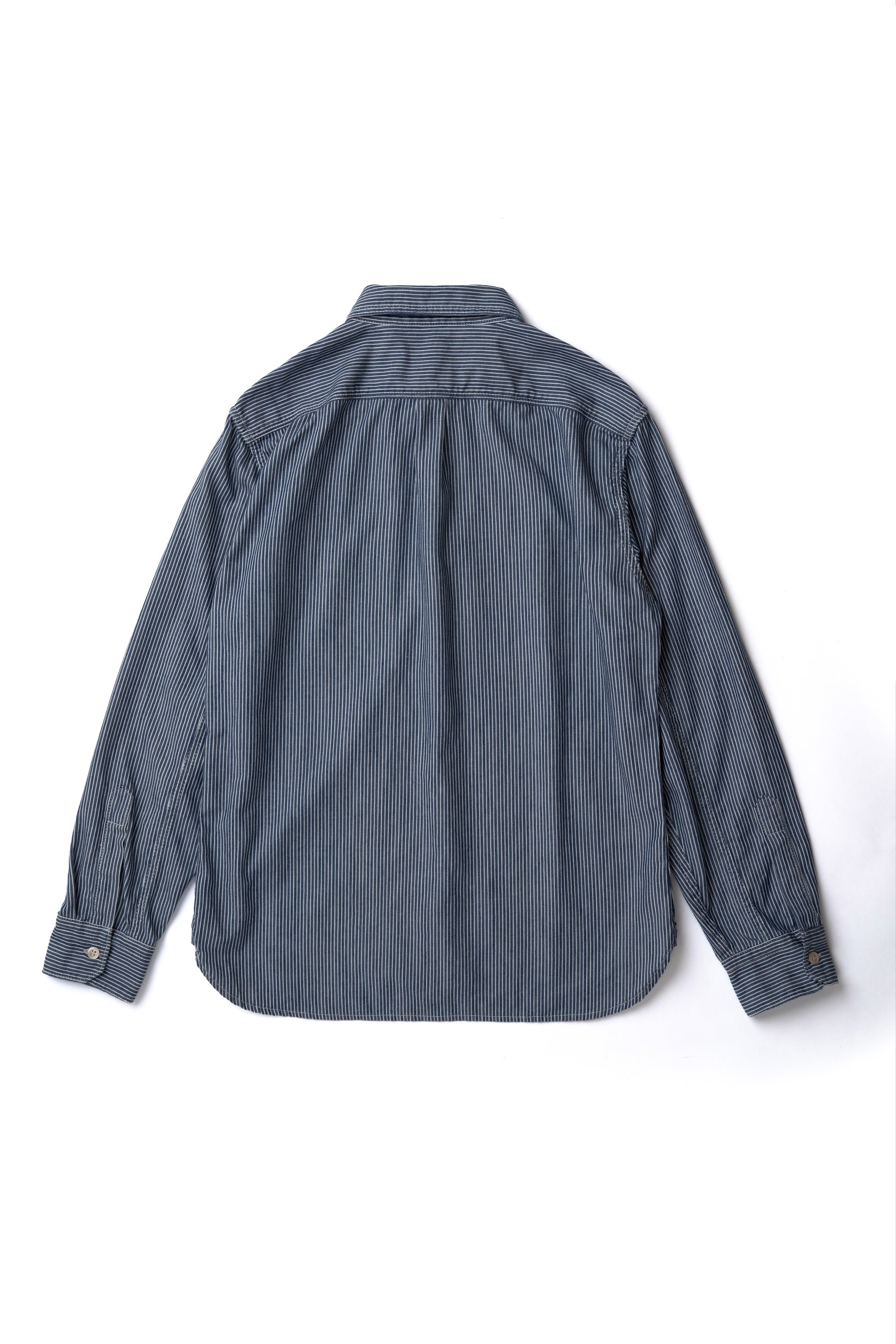 L/S Feather Touch Button Down Casual Shirts | Stripe