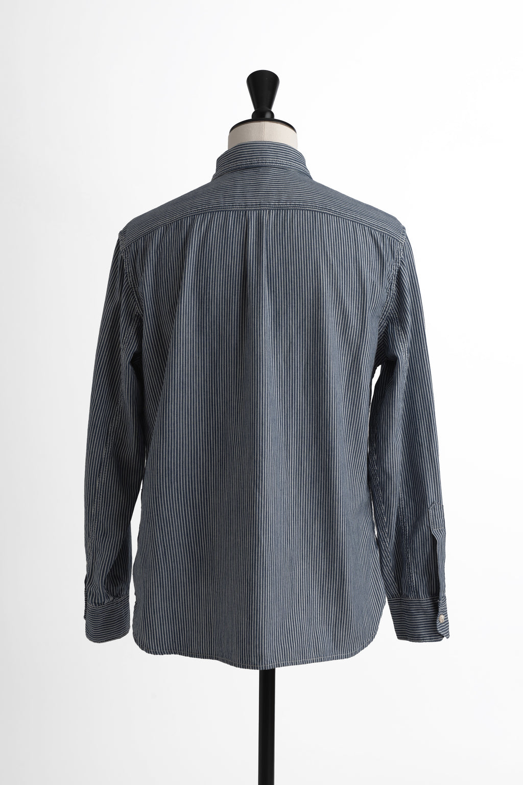 L/S Feather Touch Button Down Casual Shirts | Stripe