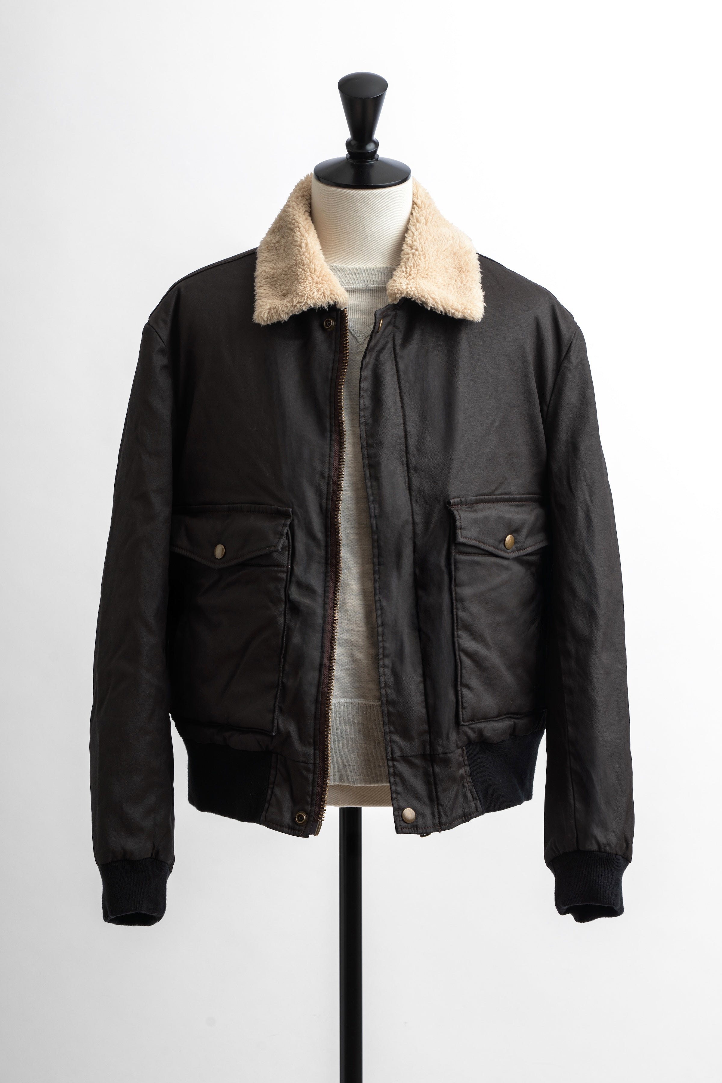 【予約受付】Coated Denim G-1 Type Jacket - Brown 12月中旬より弊社より順次出荷予定となります。