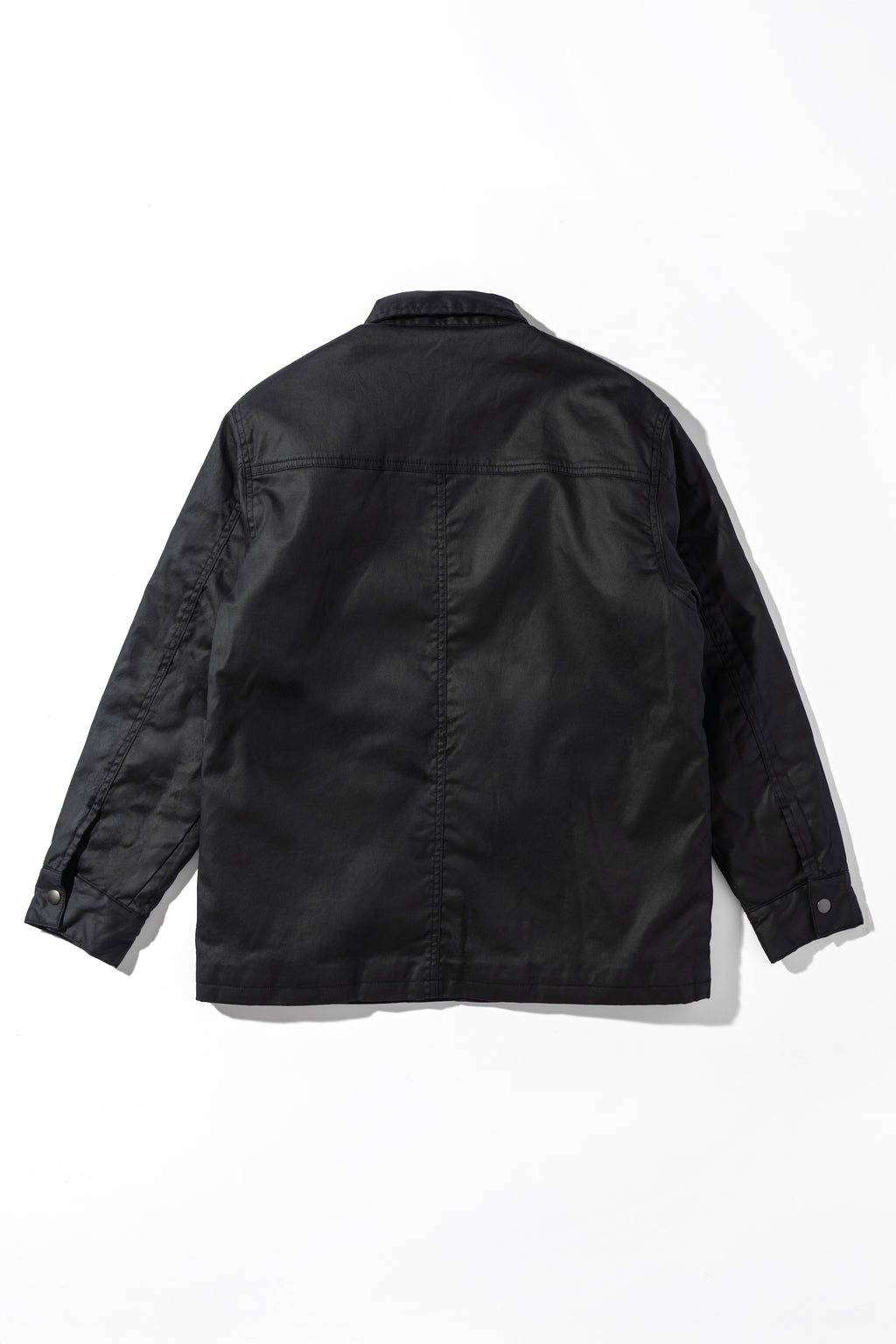 【 予約受付】Coated Denim Coach Jacket - Black 11月下旬より弊社より順次出荷予定となります。