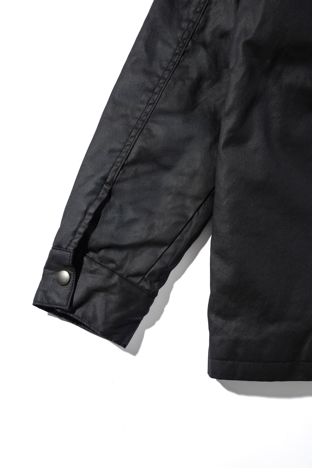 【 予約受付】Coated Denim Coach Jacket - Black 11月下旬より弊社より順次出荷予定となります。