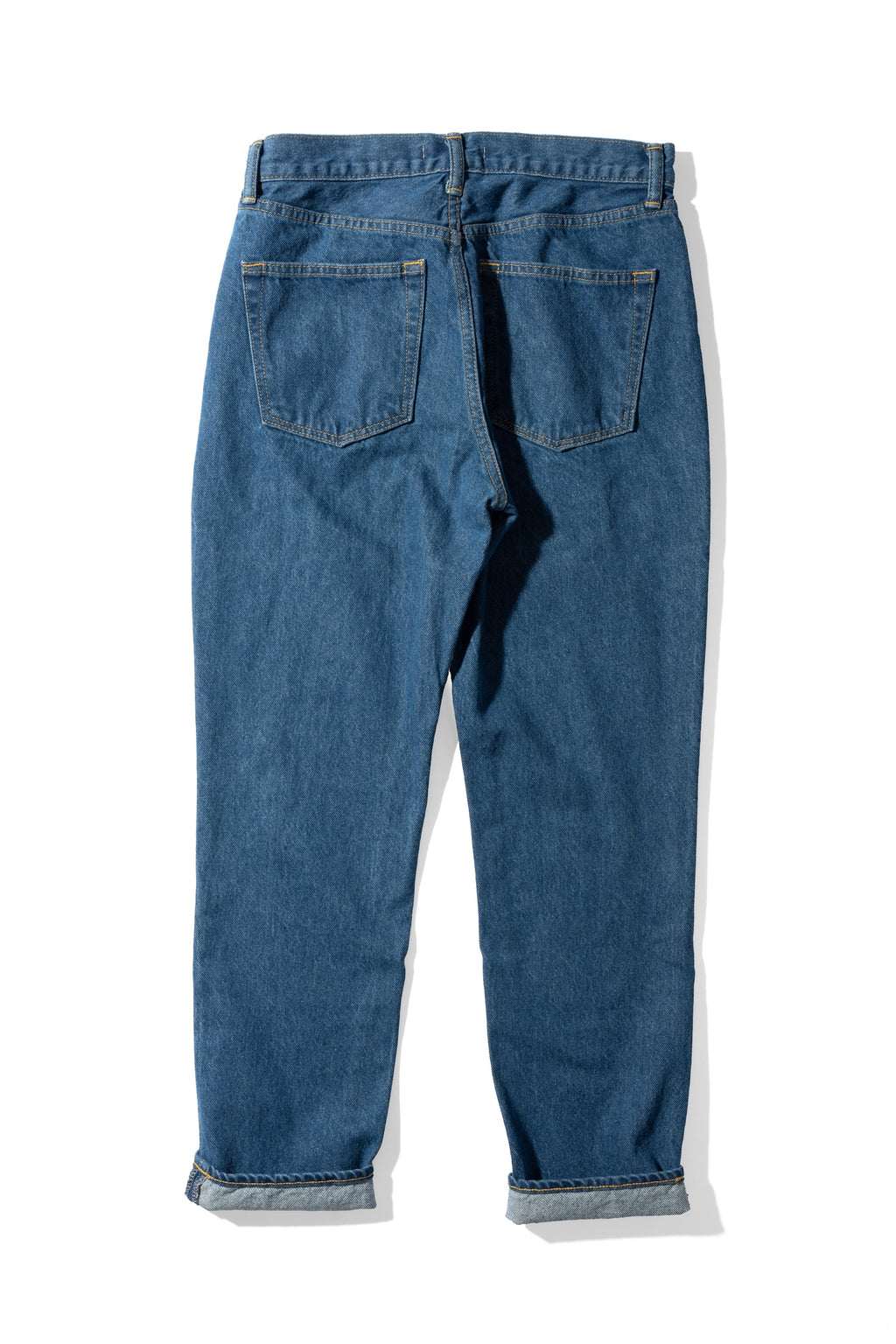 Tapered 5 Pocket Jeans | Mid Indigo