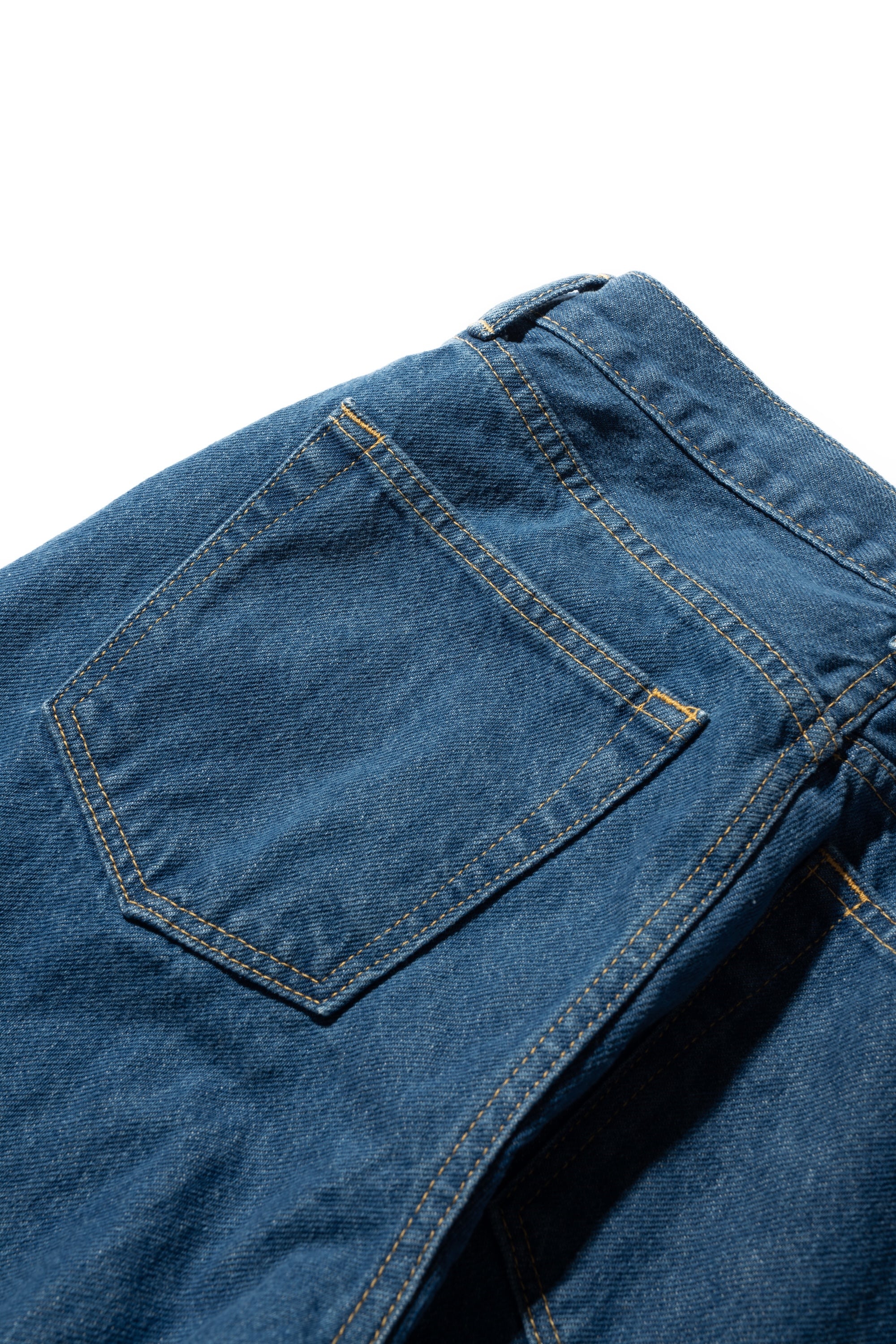 Tapered 5 Pocket Jeans | Mid Indigo