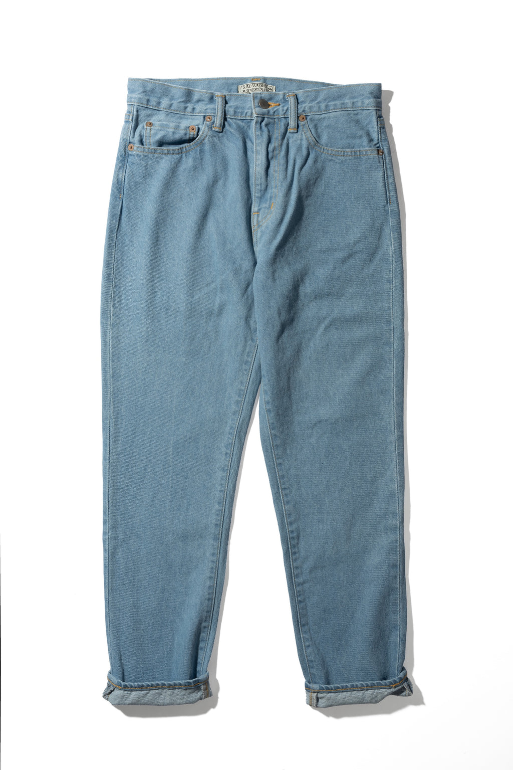 Tapered 5 Pocket Jeans | Lt Indigo