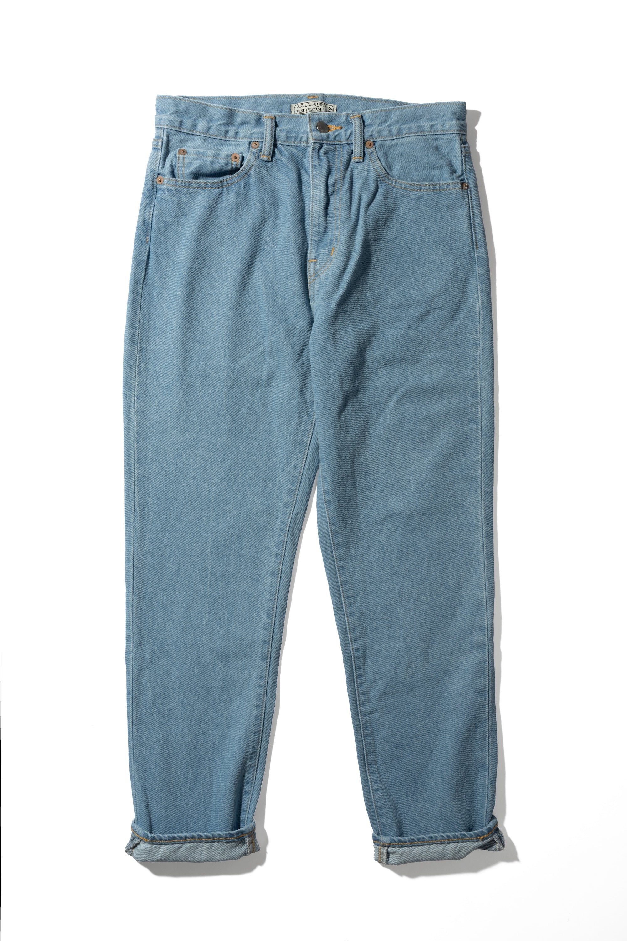 Tapered 5 Pocket Jeans | Lt Indigo