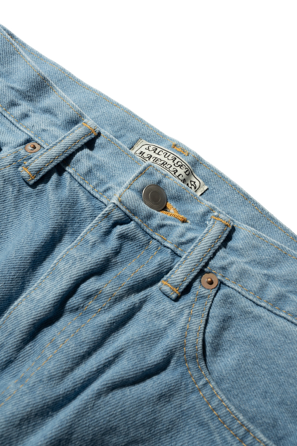 Tapered 5 Pocket Jeans | Lt Indigo