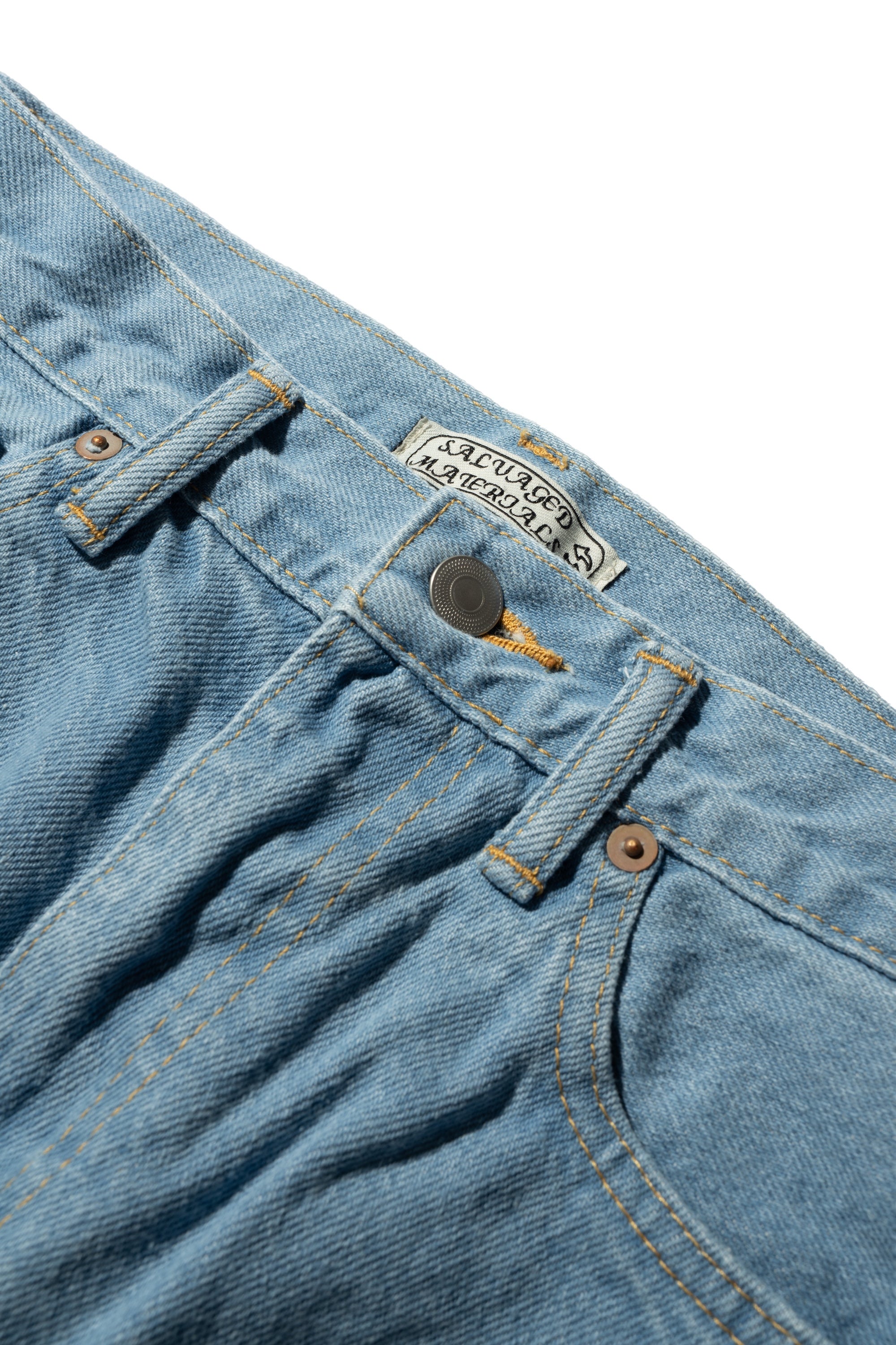 Tapered 5 Pocket Jeans | Lt Indigo