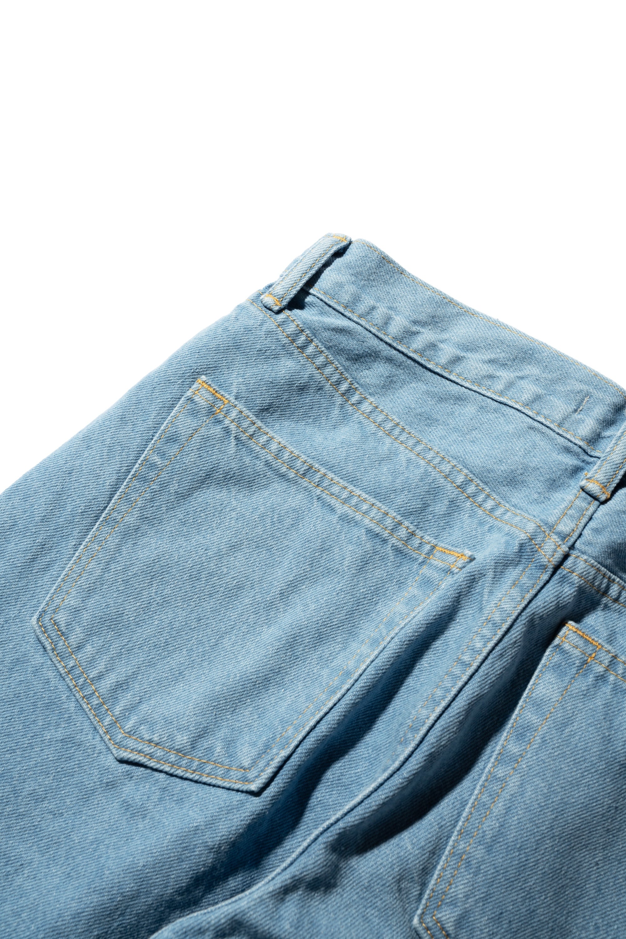 Tapered 5 Pocket Jeans | Lt Indigo
