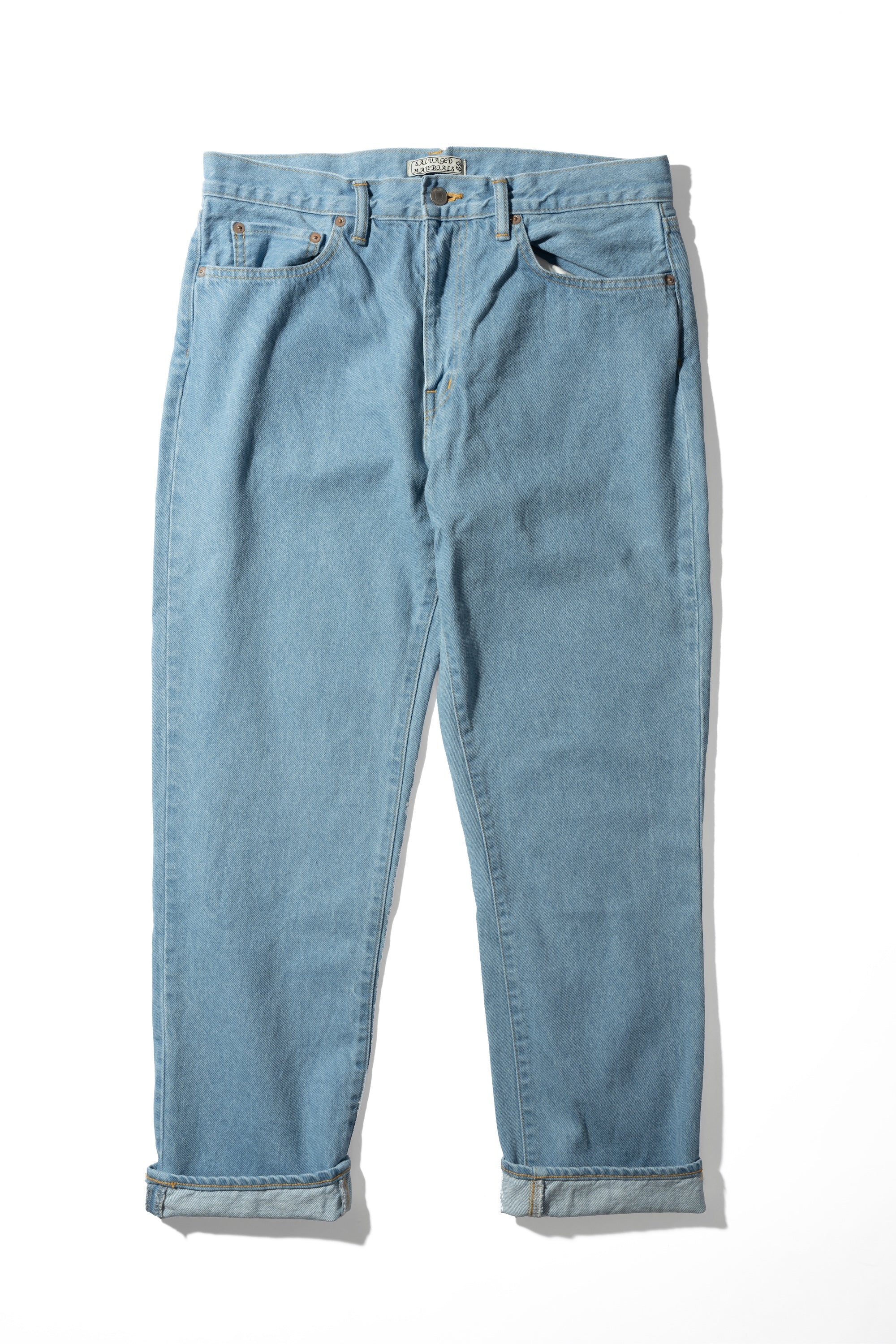 Tapered 5 Pocket Jeans | Lt Indigo