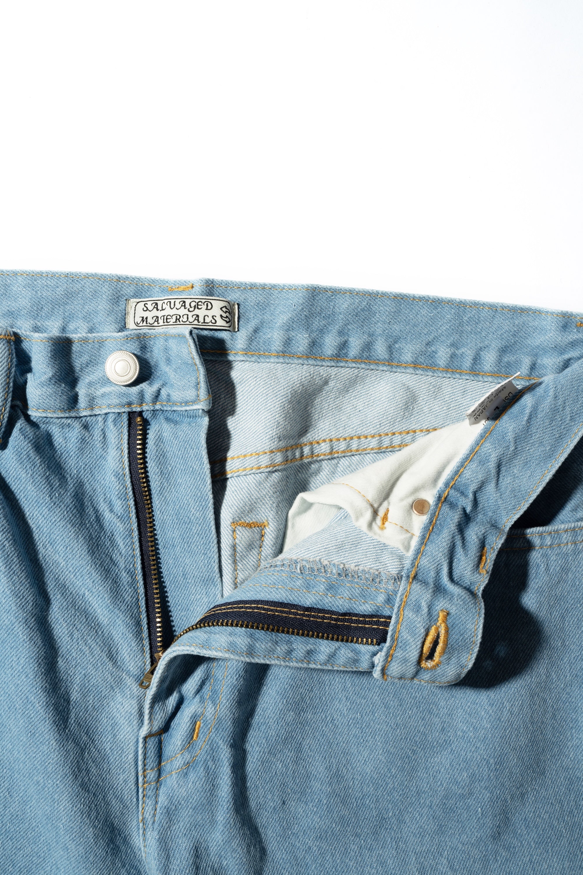 Tapered 5 Pocket Jeans | Lt Indigo
