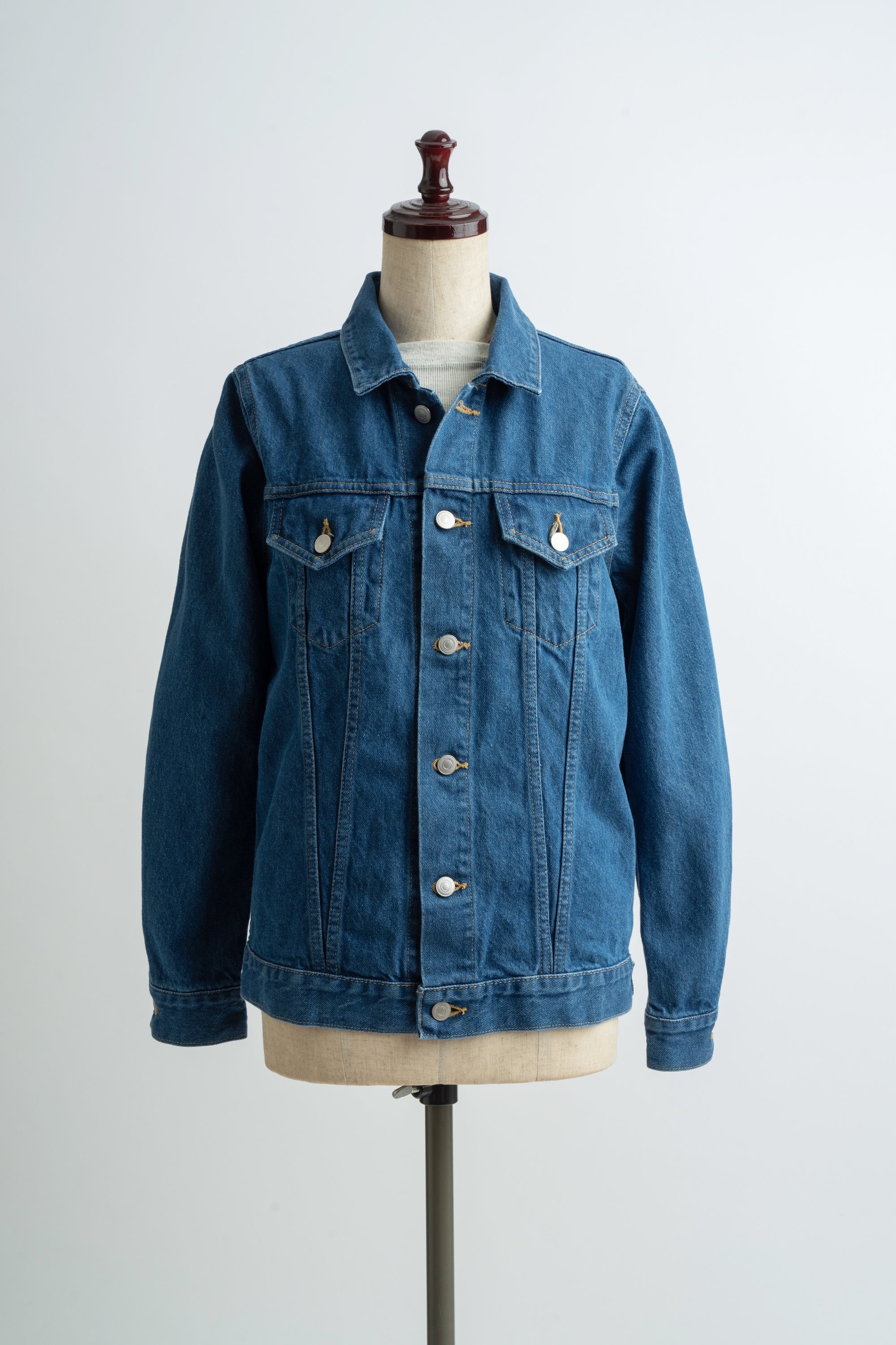 3rd Type Jeans Jacket | Mid indigo – THE TRUNK SHOW Kojima