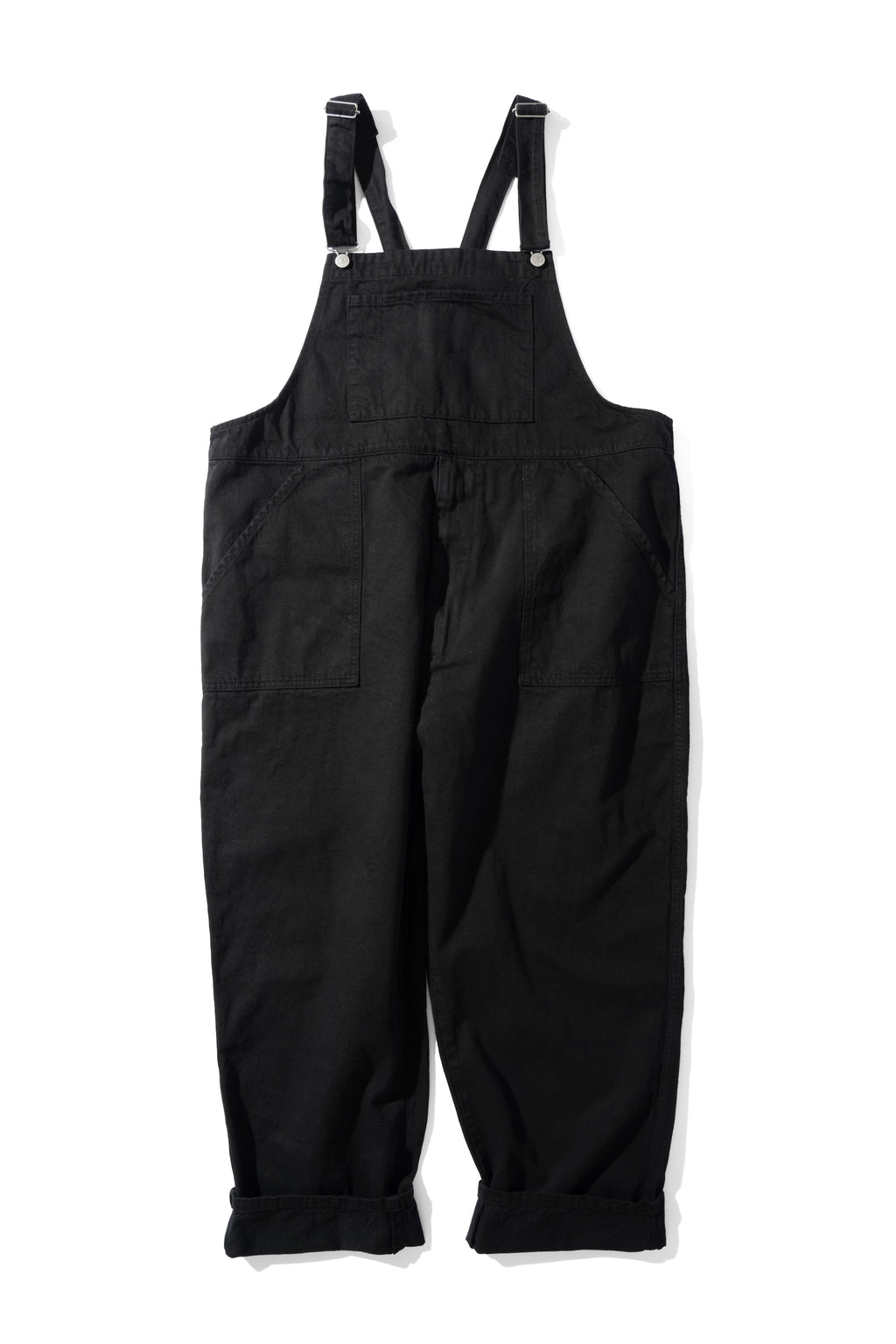 Max Fit Simple Black Overall Black