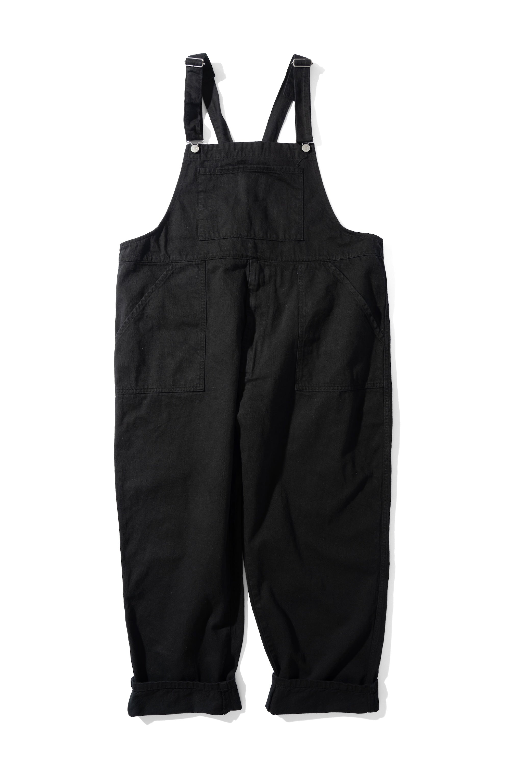 Max Fit Simple Black Overall Black
