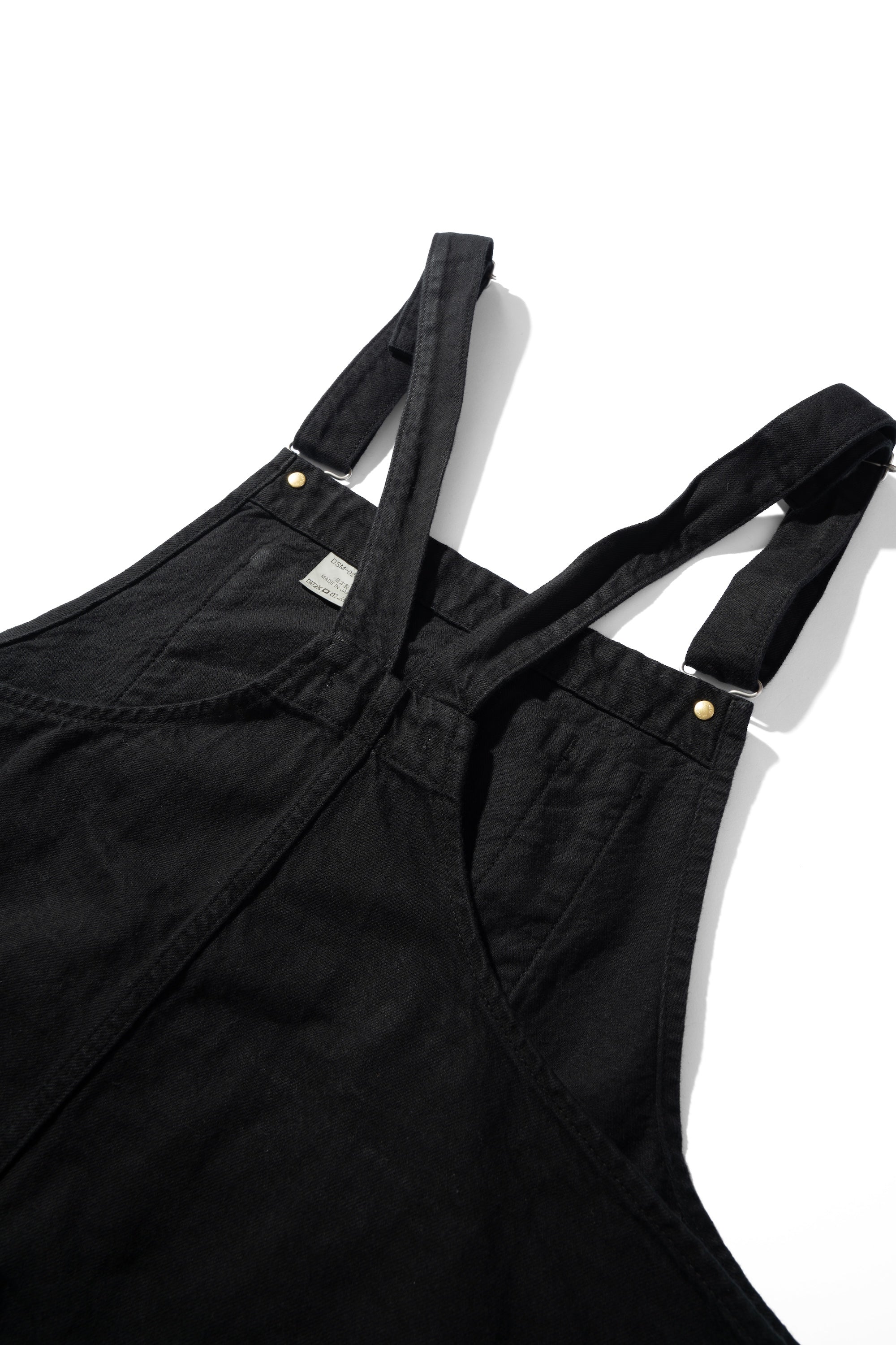 Max Fit Simple Black Overall Black
