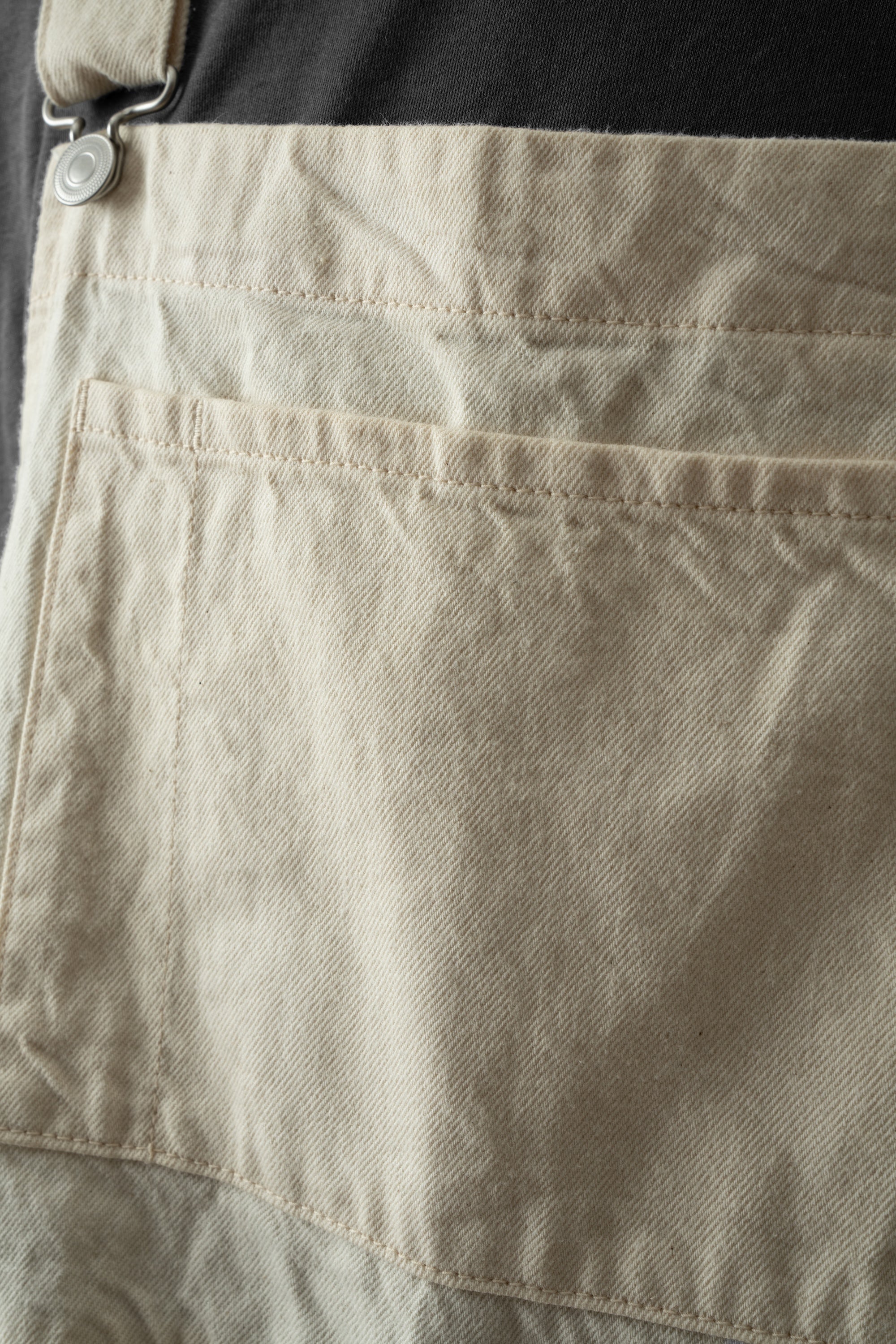 Max Fit Simple Ecru Overall Ecru