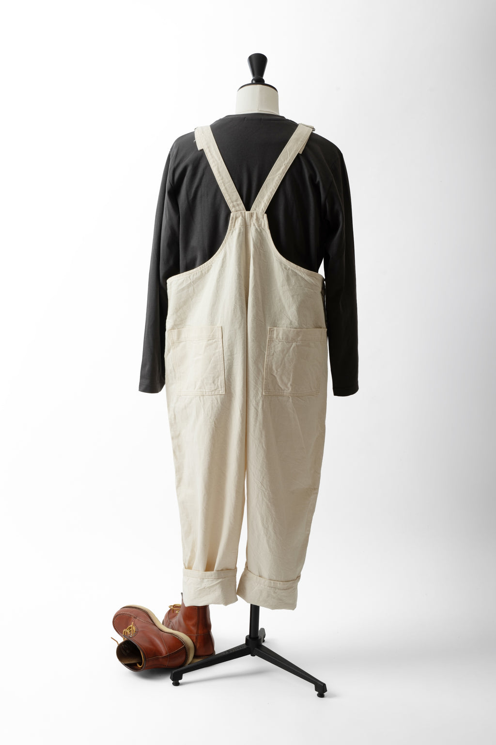 Max Fit Simple Ecru Overall Ecru