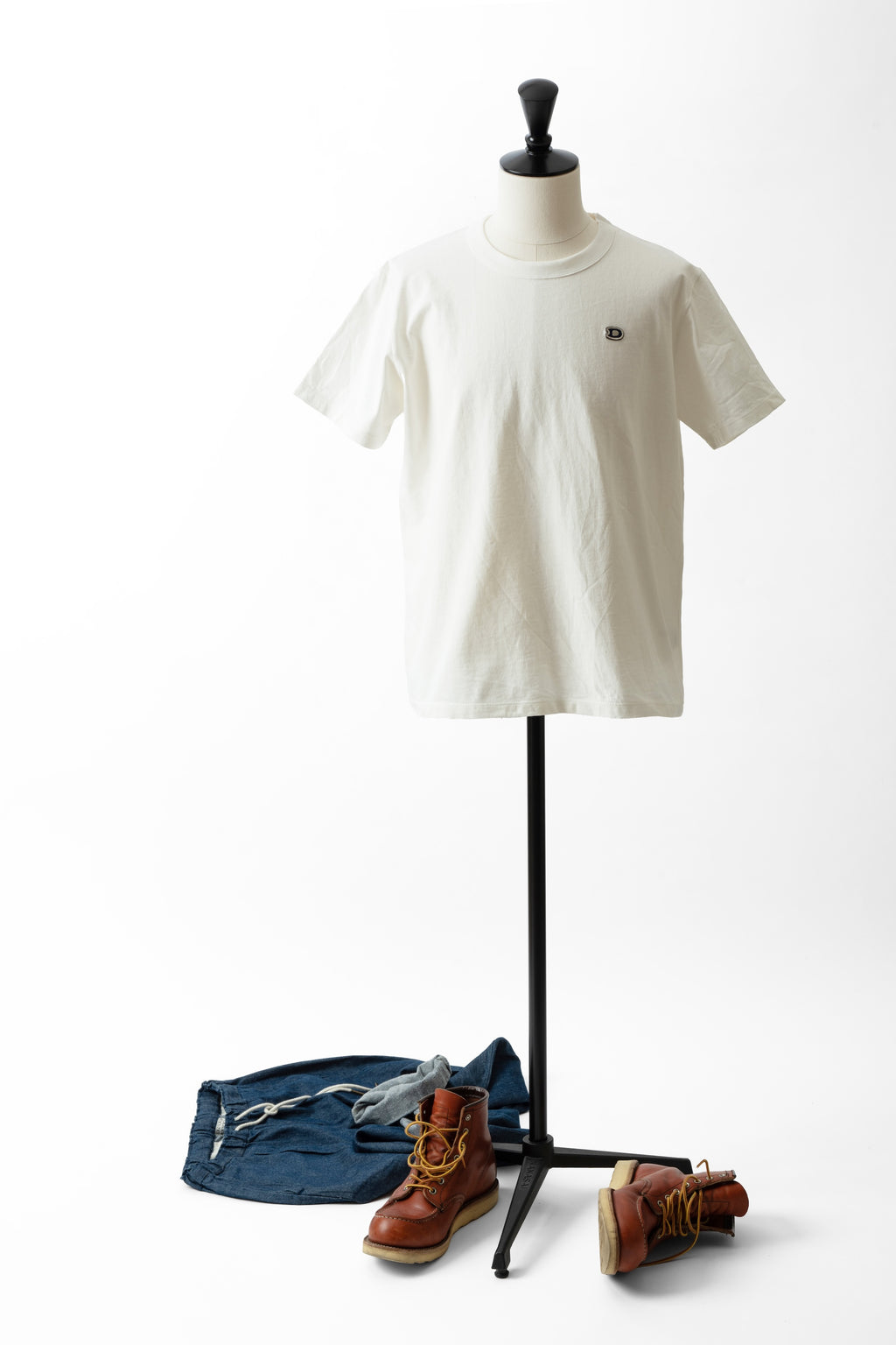 S/S U.S. Parkdale Natural White Jersey w/Dino Small Patch