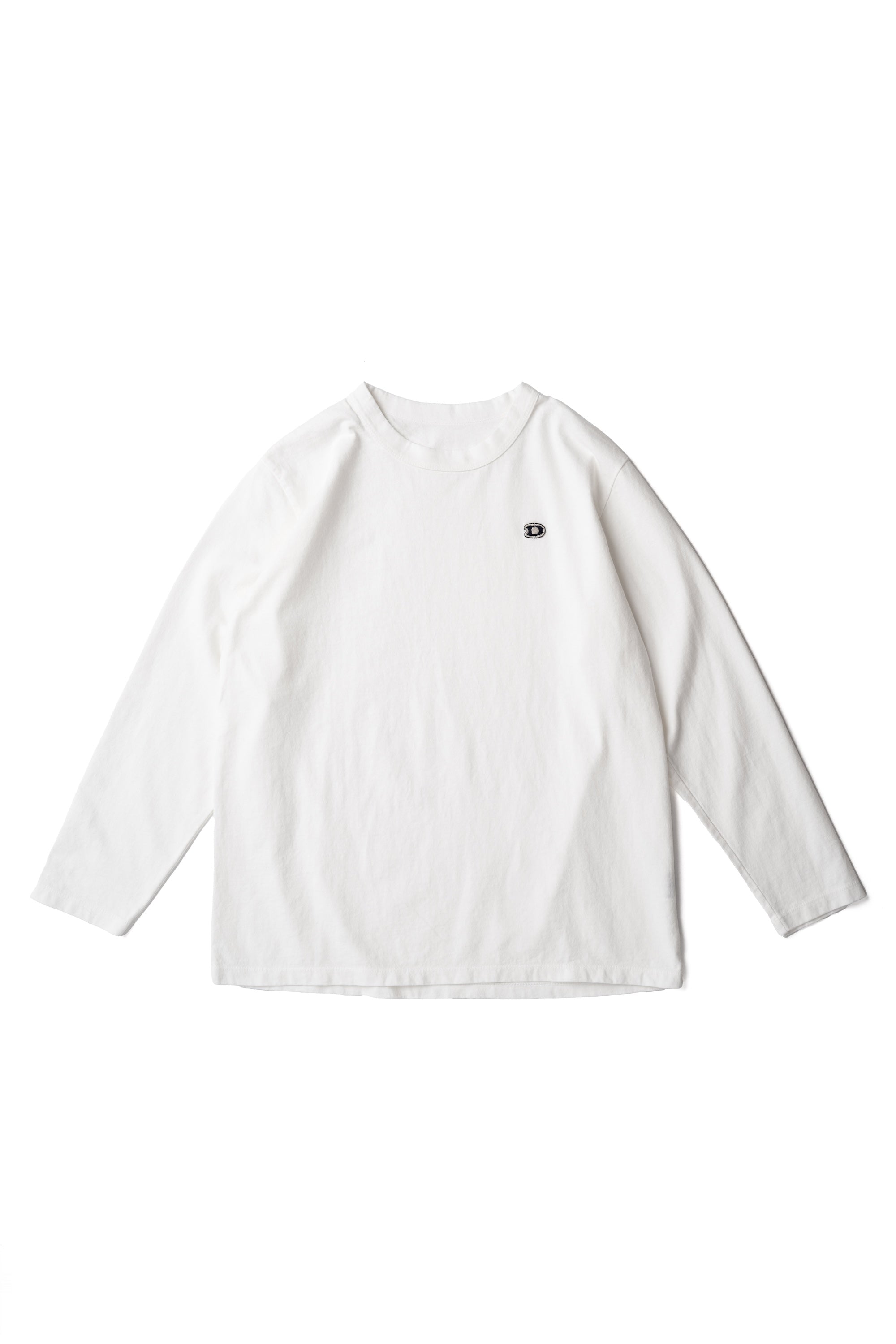 L/S U.S. Parkdale Natural White Jersey w/Dino Small Patch