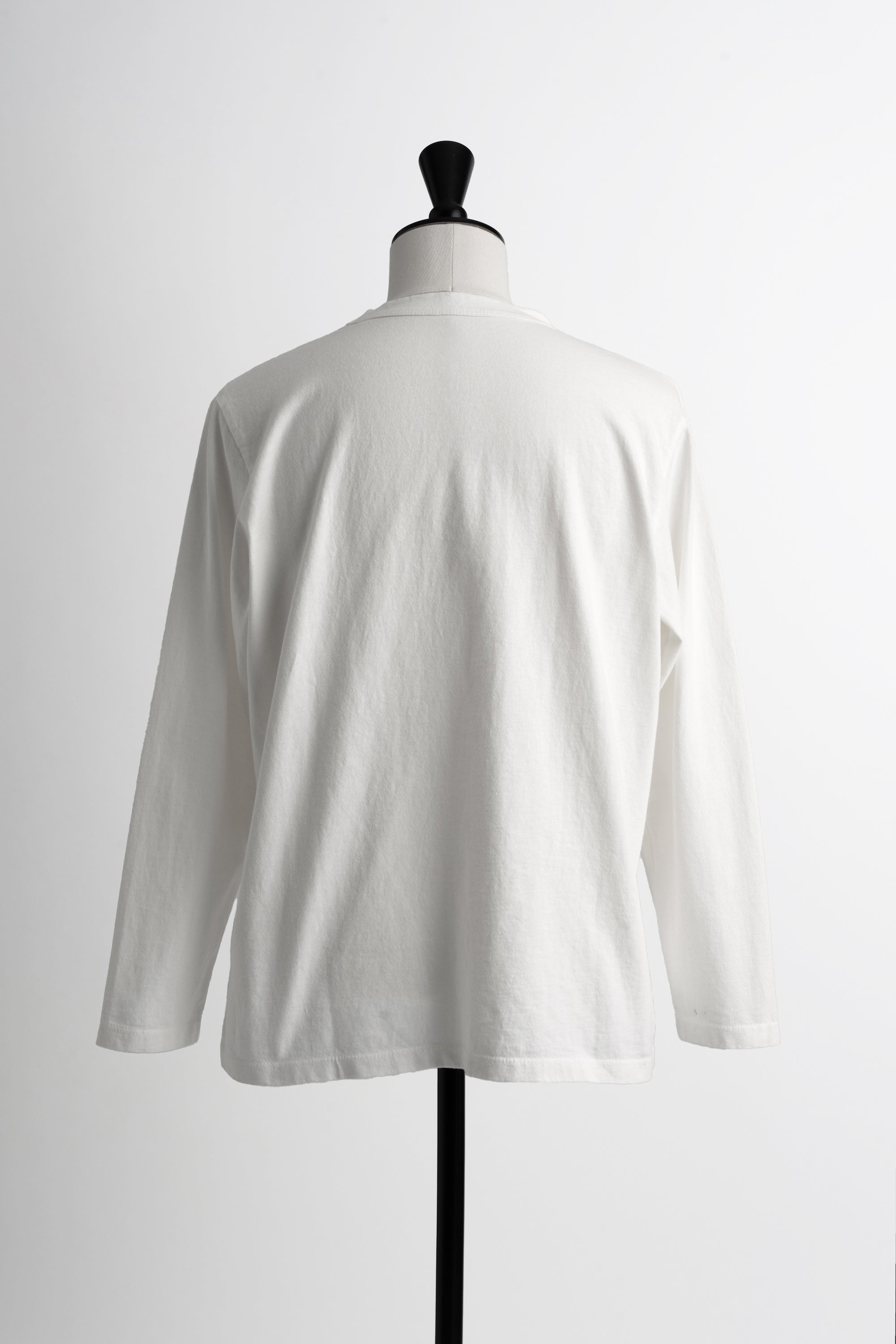 L/S U.S. Parkdale Natural White Jersey w/Dino Small Patch